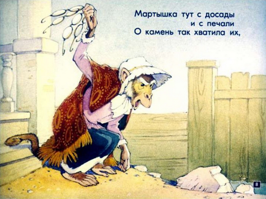 Иван Андреевич Крылов басня мартышка и очки